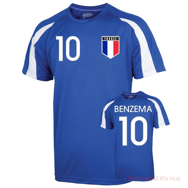 France Sports Training Jersey (benzema 10) - Kids-unisoccer store